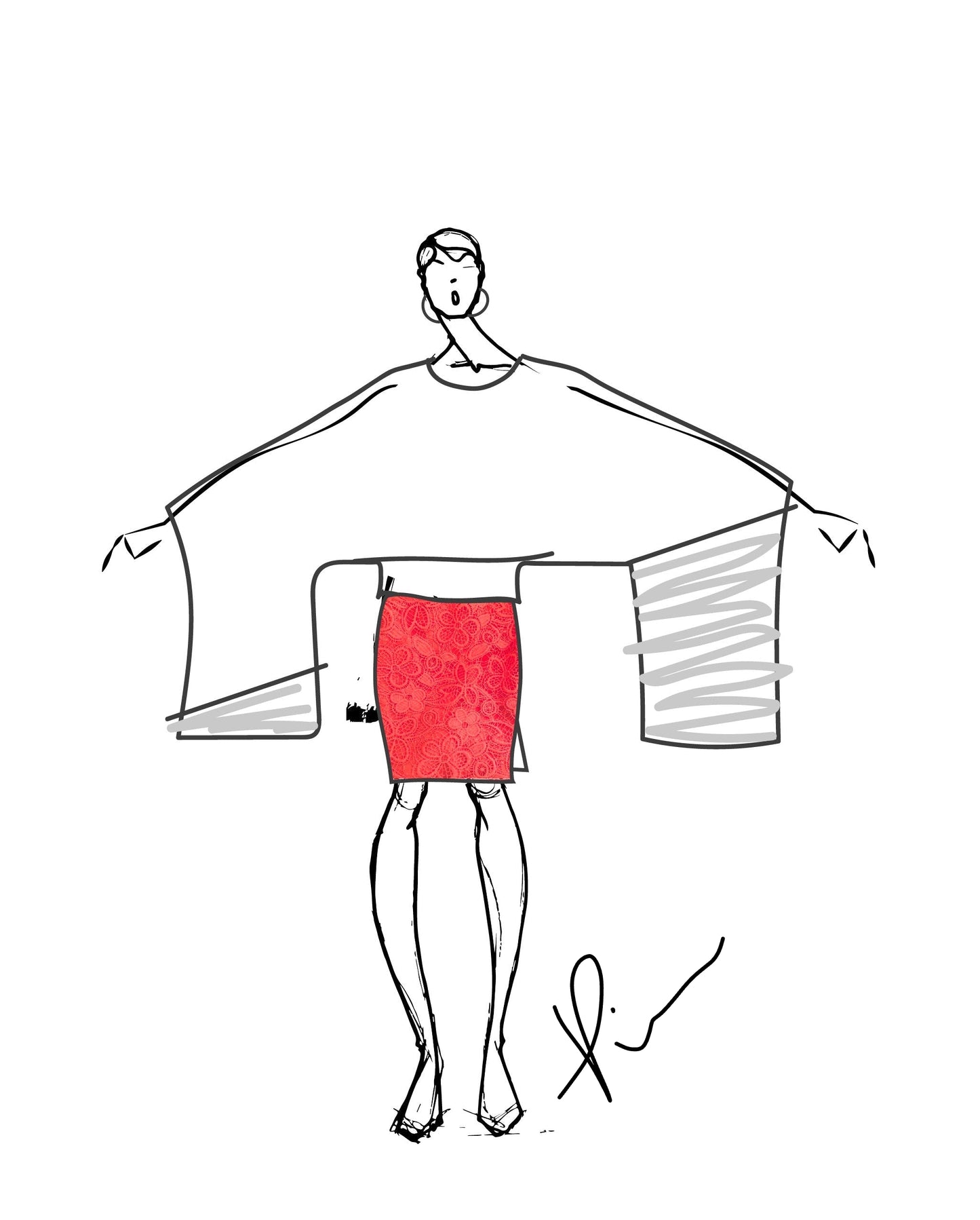 Zen: Look14 Top & Skirt