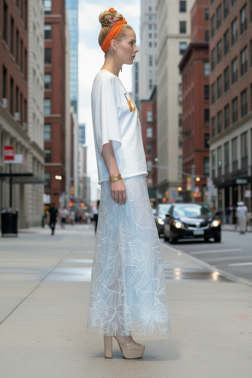Breath: Look1 Top & Skirt