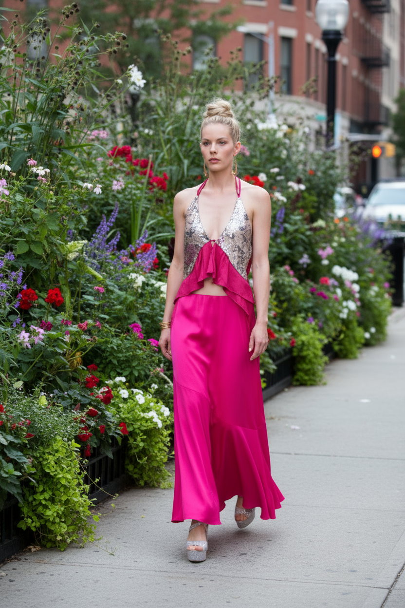 Petals: Look 20 Top & Skirt