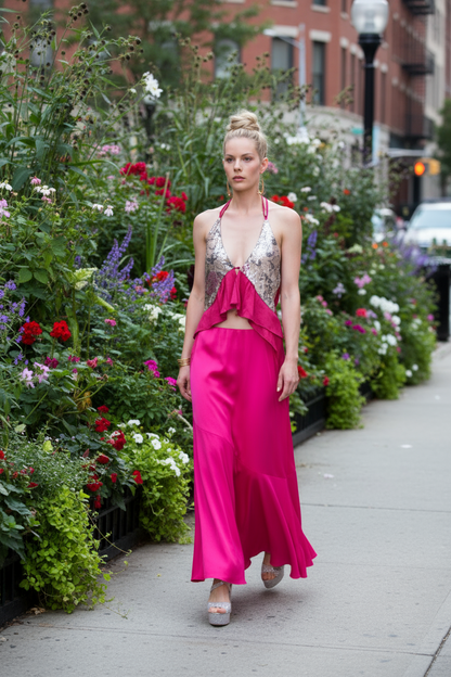 Petals: Look 20 Top & Skirt