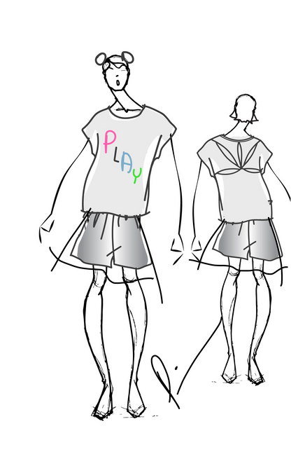 Playful Look5: Top & Skirt