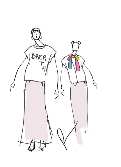 Breath: Look1 Top & Skirt