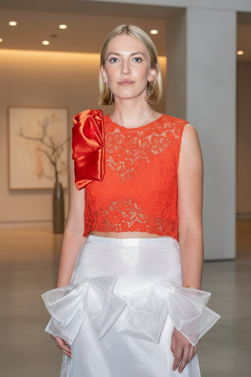 Bows: Look 12 Top & Skirt
